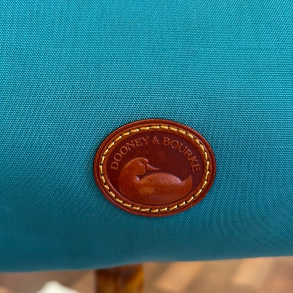 Dooney & Bourke Blue Nylon Crossbody Bag Purse - Picture 7 of 15